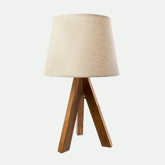 Lámpara base madera