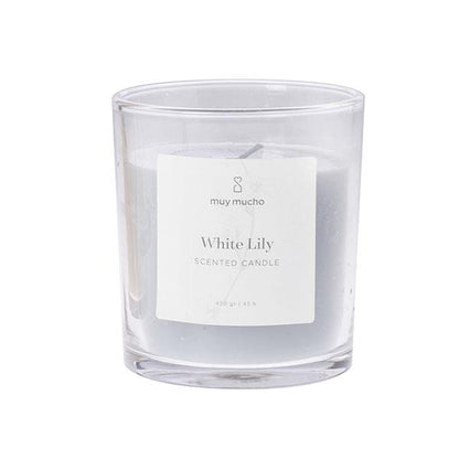 White Lily scented candle