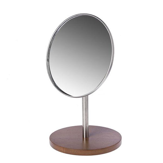 Miroir grossissant 3x avec base en bois 16,5x28cm Nt.