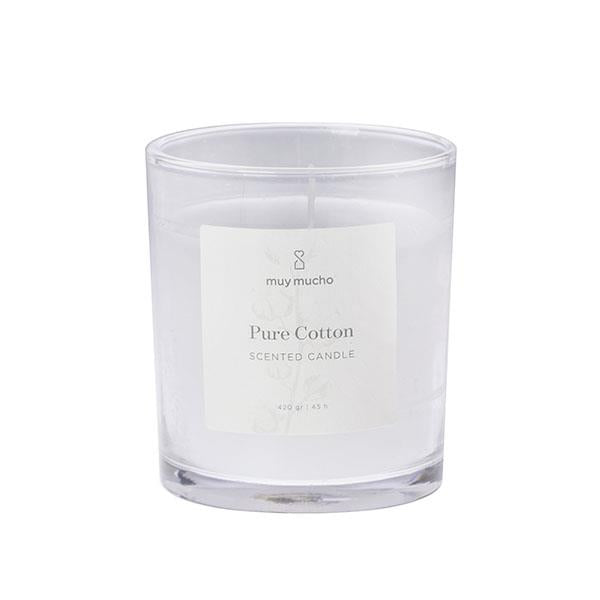 Bougie parfumée pur coton