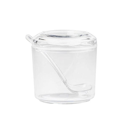Sugar bowl with spoon