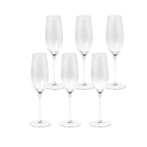 Pack de 6 copes de xampany