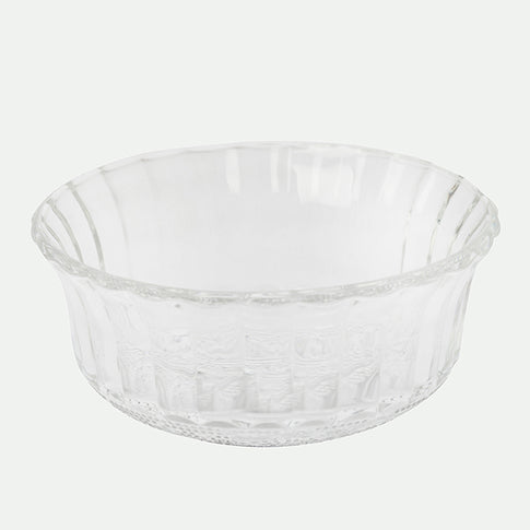 Bol en cristal en relief