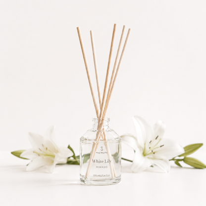 White Lily Mikado - Stick Diffuser