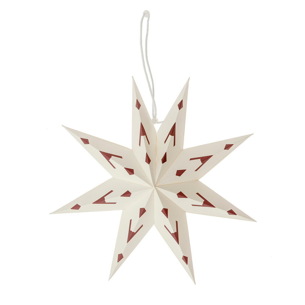 Witte Origami-ster | alleen bij muy mucho