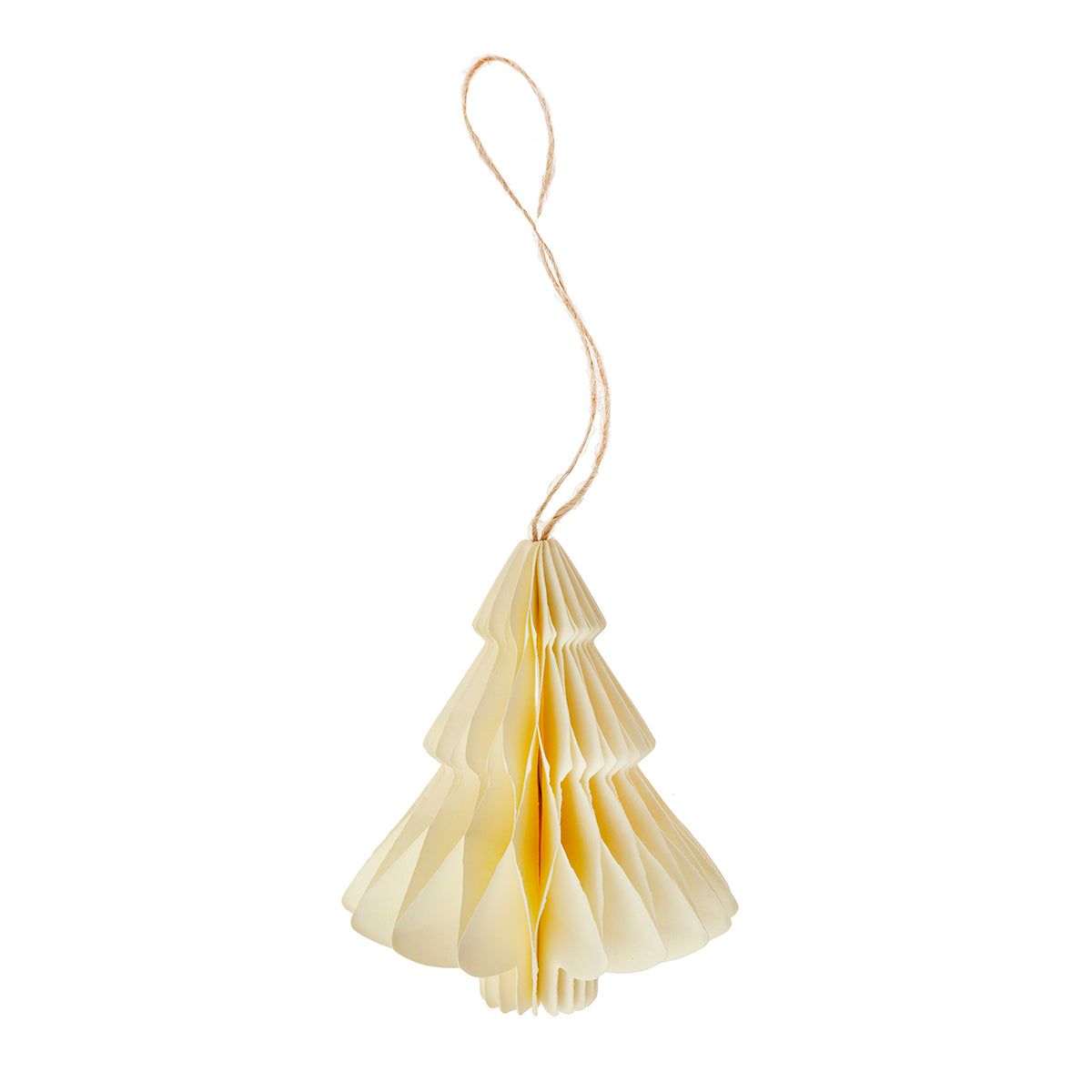 Witte origami kerstboom van papier | alleen bij muy mucho