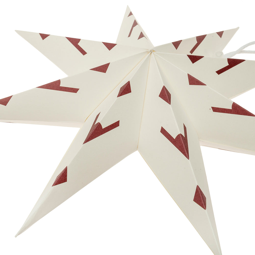 Witte Origami-ster | alleen bij muy mucho