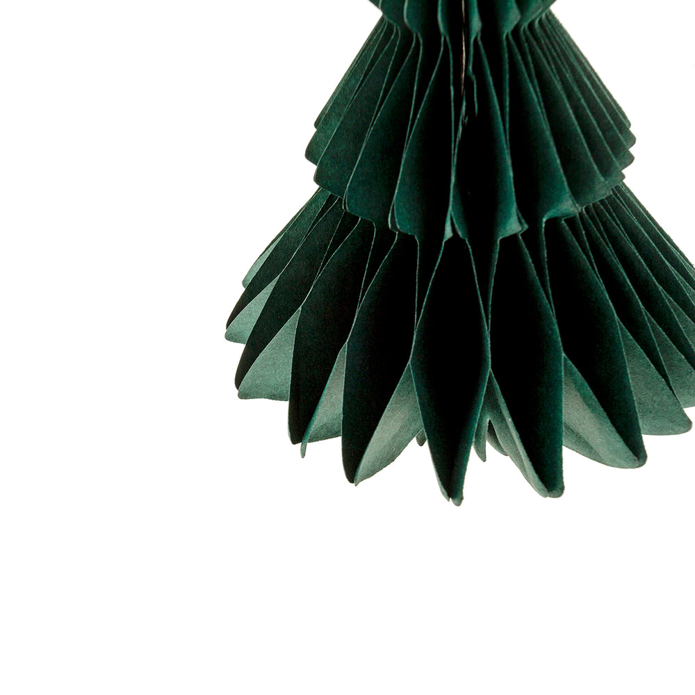 Groene origami kerstboom van papier | alleen bij muy mucho